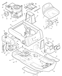 Part Location Diagram of 054766E700 Murray Body